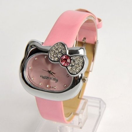 Hello Kitty Girls Wristwatch Wrist Watch Pink