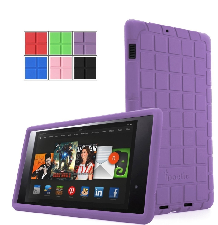 Case for All New Kindle Fire HD 7 2nd Gen 7inch Tablet Purple