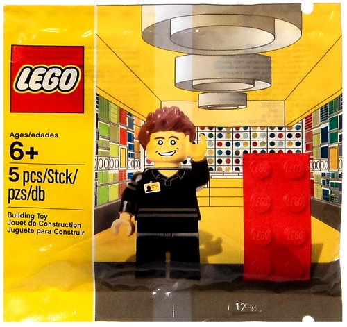 Lego Shop Employee MiniFigure Set