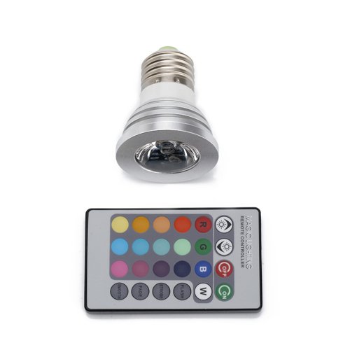 Color Changing Light Bulb With Remote