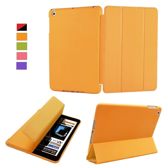 KHOMO DUAL iPad 5 AIR Case Orange Polyurethane Cover