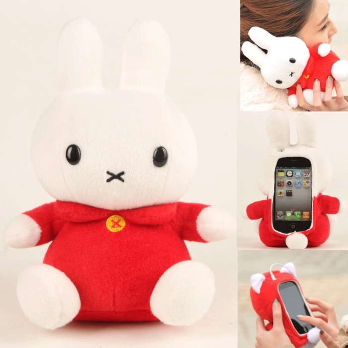 Plush Toy Cell Phone Case for iPhone 5  5c  5s