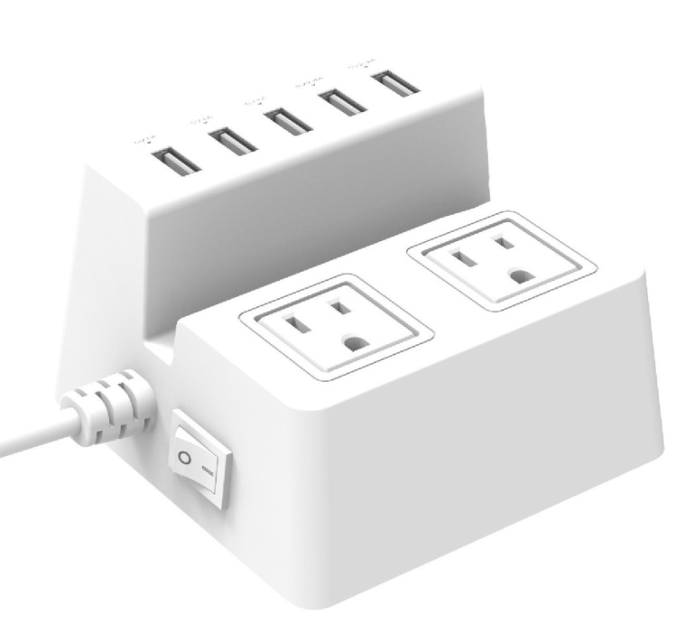61VY-kNVI+L._SL1500_Homeoffice Power Strip with 5-port USB and 2-outlet Surge Protector