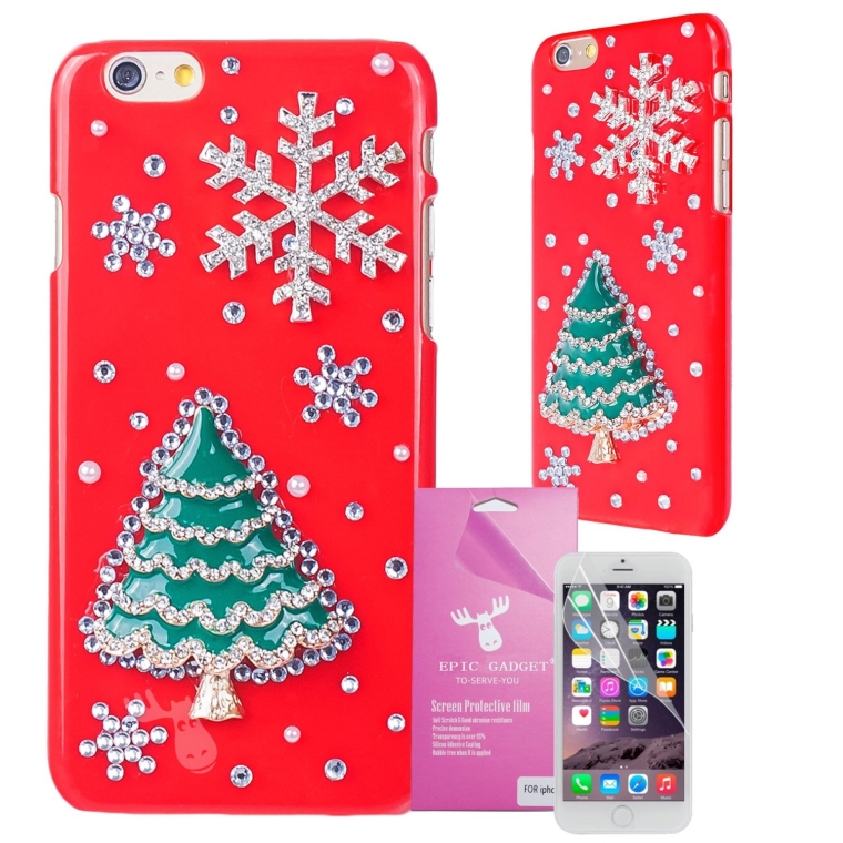 EpicGadget Christmas Tree with SnowflakeiPhone 6 Case