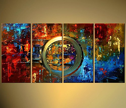 Modern Canvas Wall Art Hand-Painted Abstract Oil Paintings