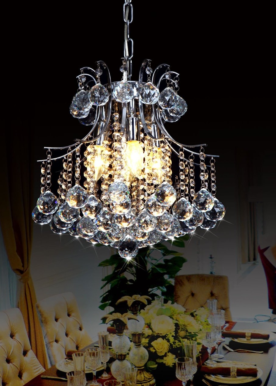 Vintage Style Chic Rain Drop Crystal Mordern Chandelier LED Lighting Kitchen