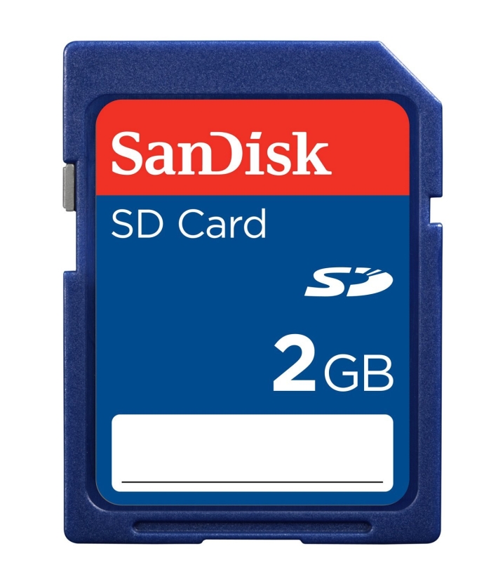 SanDisk 2 GB SD Flash Memory Card